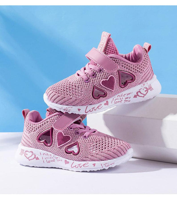 Kids' Light Mesh Casual Sneakers - Summer Cartoon Sport Shoes