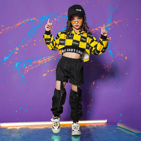 Girls' Hip-Hop Street Dance Costumes