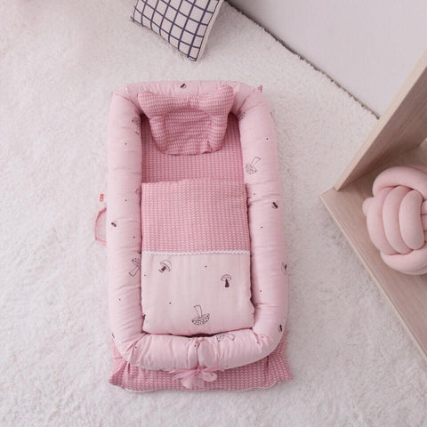 Newborn anti-fright portable bed